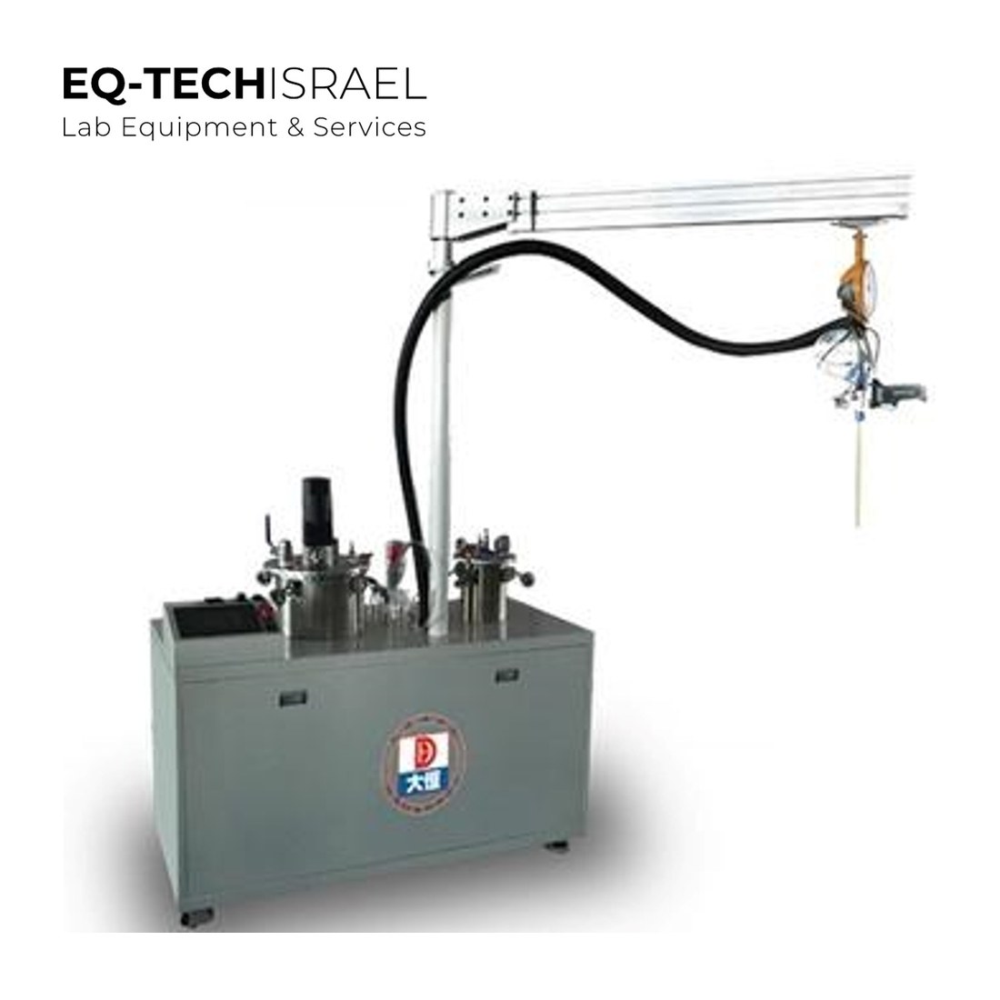 מתקן דבק/יציקה חצי אוטומטי